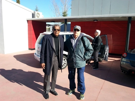 Luís Pereira e Marcos Falopa. Foto enviada por Marcos Falopa