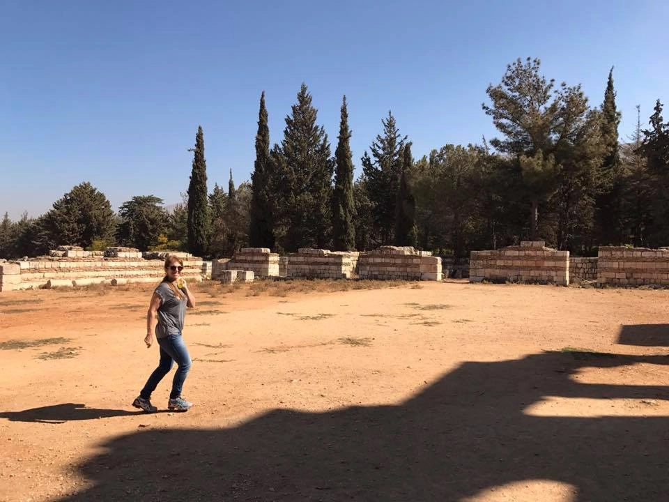 Em outubro de 2016, durante visita ao Líbano, terra de sua mãe. Foto: arquivo pessoal de Lenice Chame Magnoni Neves