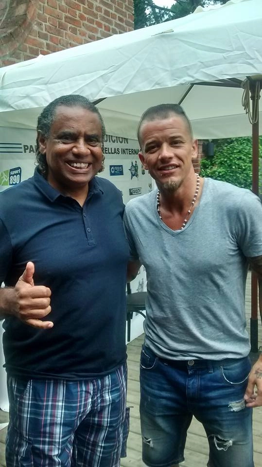 Jair e D´Alessandro em janeiro de 2016. Foto: arquivo pessoal de Jair