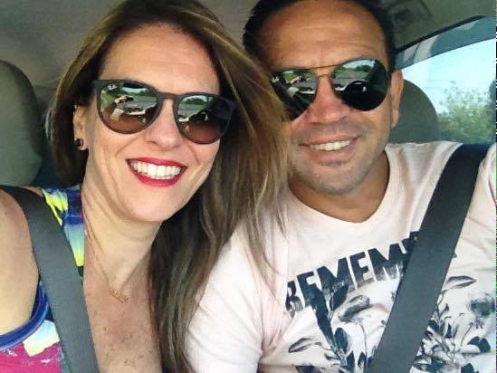 O casal Daniela e Paulinho Kobayashi em 2015. Foto: arquivo pessoal de Paulinho Kobayashi