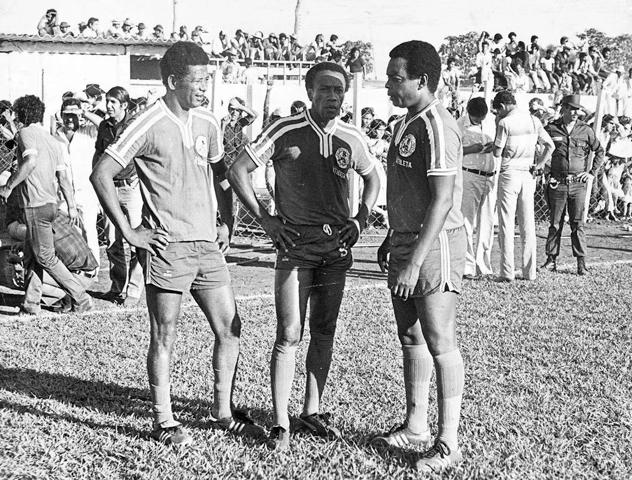 Paulo Borges, Ivair e Lima. Foto enviada por Moisés Bueno