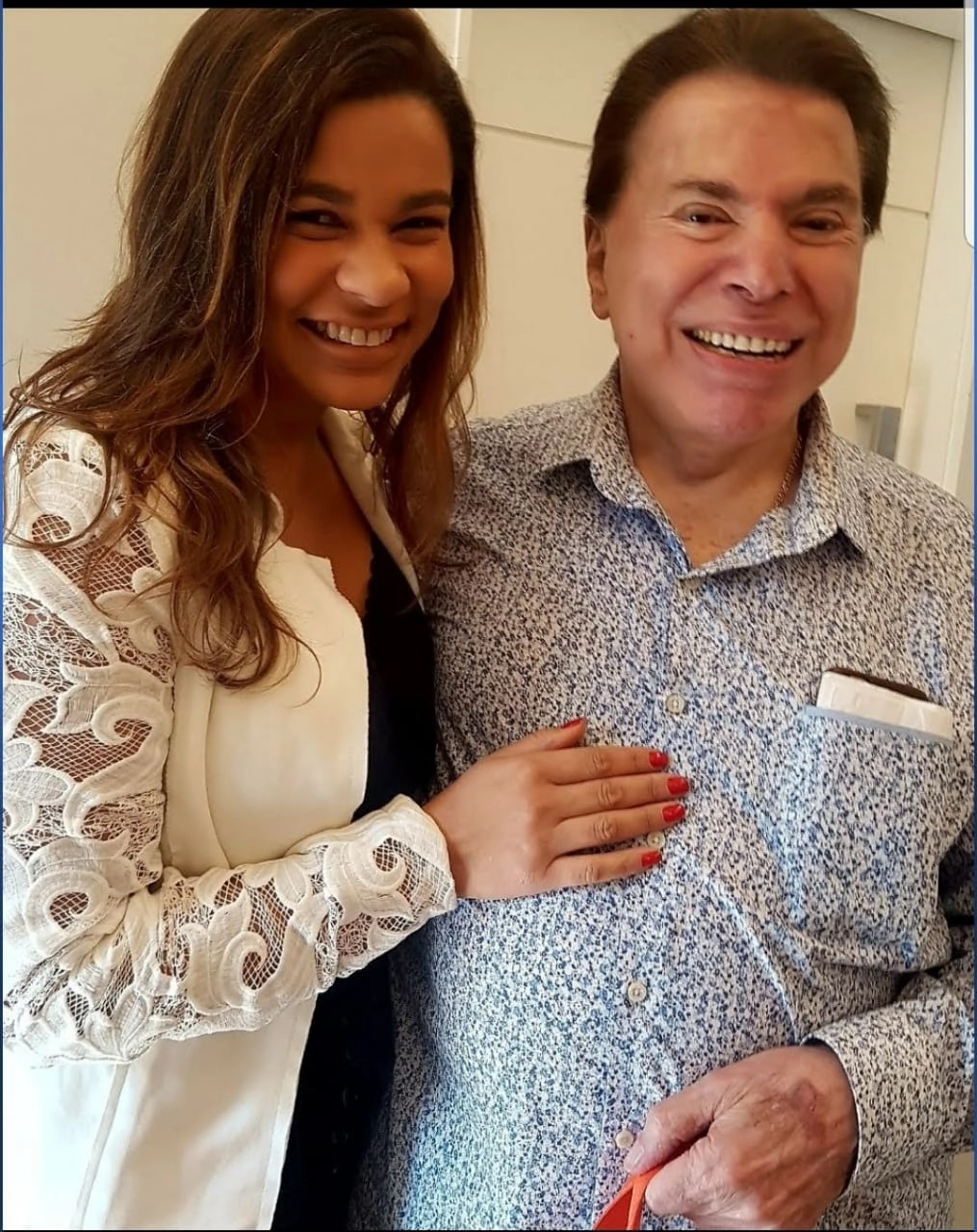 Em maio de 2021, Ana Maciel e Silvio Santos