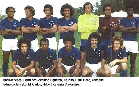 Revetria em seus tempos de Cruzeiro, campeão mineiro de 1977