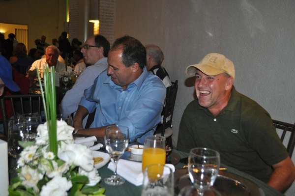 Evair e Odair na festa que o Palmeiras promoveu para seus ex-jogadores em 20 de setembro de 2013, no Espaço Armazém, na Vila Leopoldina, zona oeste de São Paulo. Foto: Marcos Júnior/Portal TT