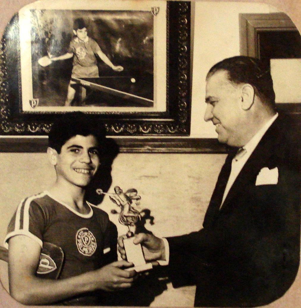 Biriba na época em que defendia o Palmeiras