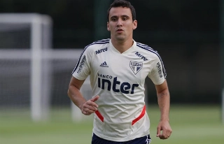 Pablo, atacante são-paulino. Foto: Rubens Chiri/São Paulo FC
