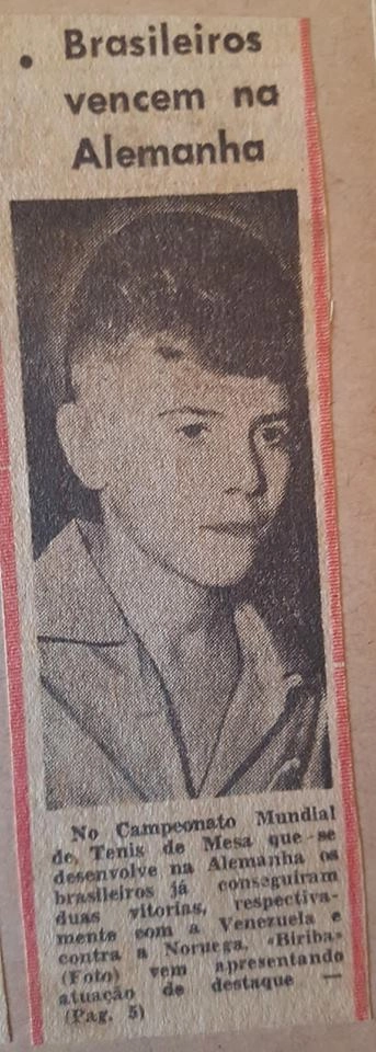 Notícia sobre vitórias brasileiras no Campeonato Mundial na Alemanha