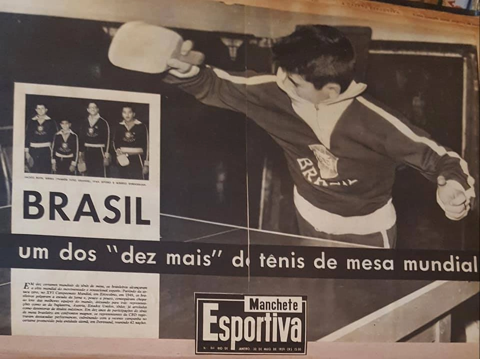Matéria da Revista Manchete Esportiva sobre o jovem campeão Biriba