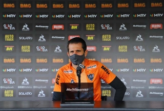 Goleiro do Galo respondeu perguntas sobre o atual momento. Foto: Divulgação/CAM