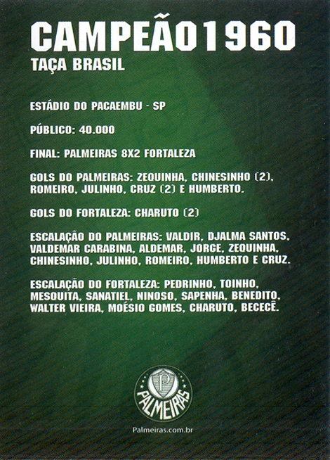 Veja no card oficial dados da final contra o Fortaleza, quando Jorge estava entre os titulares