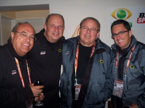 Luiz Cear&aacute;, Nivaldo de Cillo, Luciano do Valle e Fernando Fernandes. Foto: reprodu&ccedil;&atilde;o