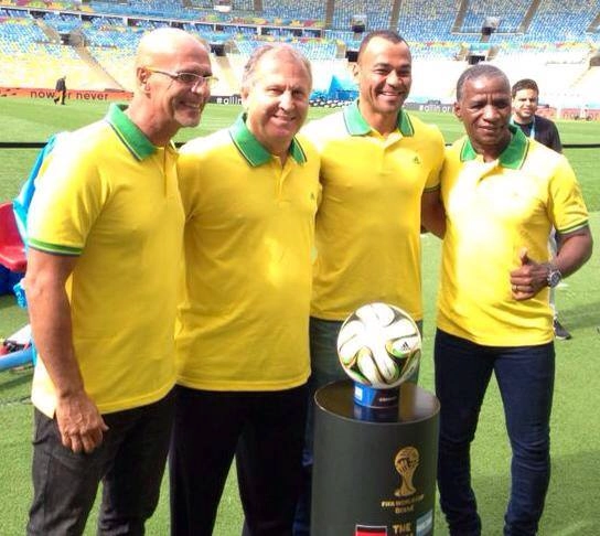 Júlio César, Zico, Cafu e Adílio