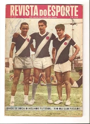 O orgulho dos cruz-maltinos na Revista do Esporte da esquerda para a direita: Lorico, Da Silva e Saulzinho. Enviado por Roberto Saponari. 