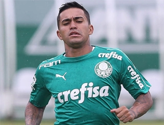 O atacante também relembrou a sua passagem pela Ucrânia. Foto: Cesar Greco/Ag. Palmeiras