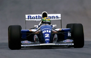 Senna em sua estreia pela Williams. Foto: Divulgação