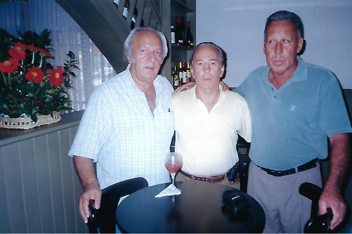 Trio de grandes gaúchos: Jaimão, Valdir e Daison Pontes