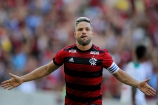 Diego, ídolo do Flamengo. Foto: Alexandre Vidal/Flamengo 
