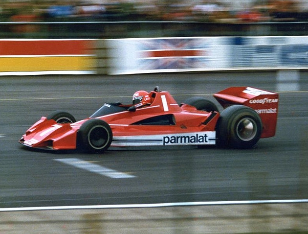 No GP da Inglaterra de 1978, com a Brabham-Alfa Romeo. Foto: Divulgação
