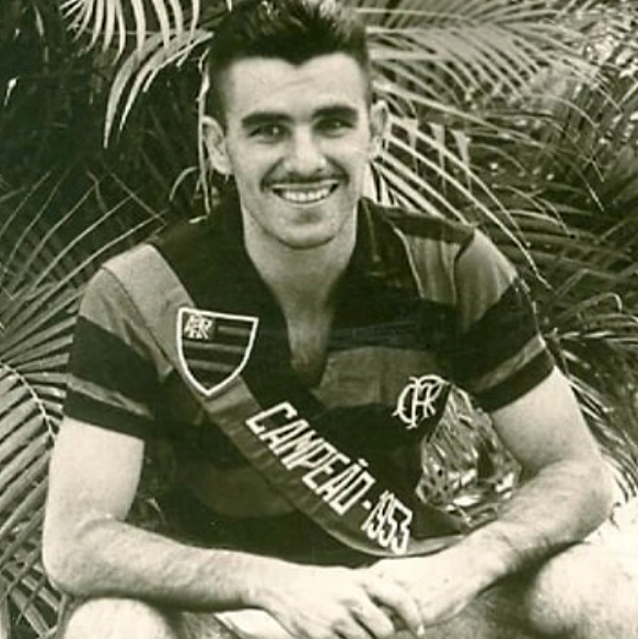 Em 1953, campeão pelo Flamengo. Foto: Divulgação