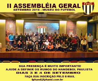 Handebol de São Paulo tem sua 2ª Assembléia Geral