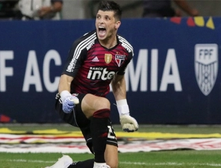 Tiago Volpi, goleiro do São Paulo. Foto: Rubens Chiri/São Paulo FC