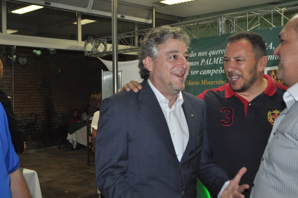 Em 26 de setembro de 2015, chegando para a festa de veteranos do Palmeiras, no restaurante do clube. Foto: Marcos Júnior/Portal TT