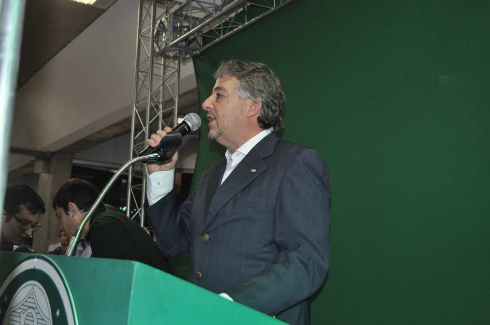 Em 26 de setembro de 2015,na festa de veteranos do Palmeiras, no restaurante do clube. Foto: Marcos Júnior/Portal TT