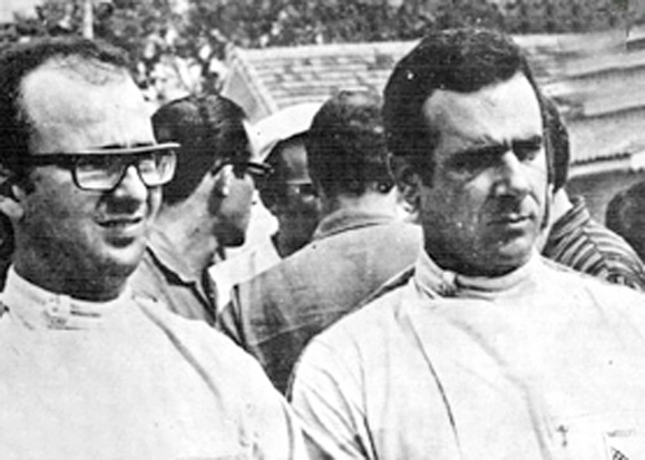 Bird Clemente e Luiz Pereira Bueno, dois gigantes do automobilismo brasileiro. Foto: site oficial de Bird Clemente