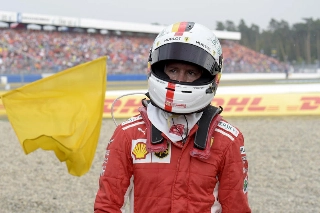 Alemão vive momento instável com sua Ferrari... Foto: UOL