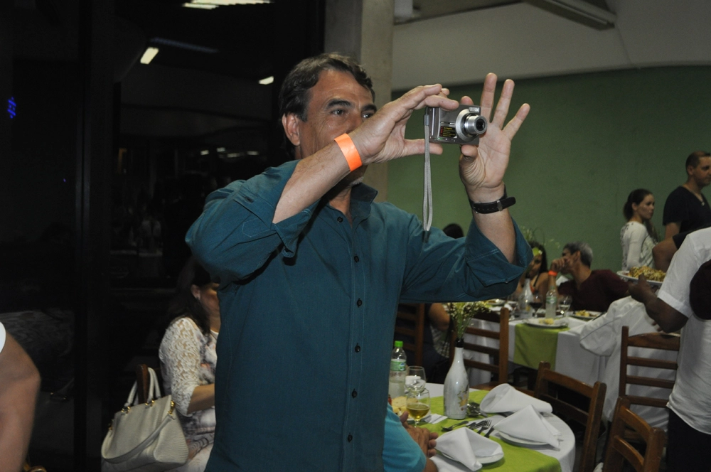 Em 26 de setembro de 2015, na festa de veteranos do Palmeiras, no restaurante do clube. Foto: Marcos Júnior/Portal TT