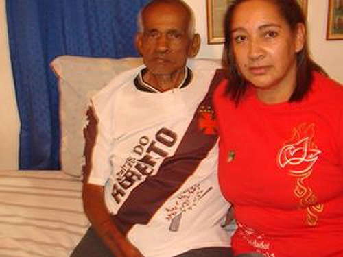 Um dos últimos registros de Fidélis, que morreu em 28 de novembro de 2012. Foto: vasconoticias.com.br