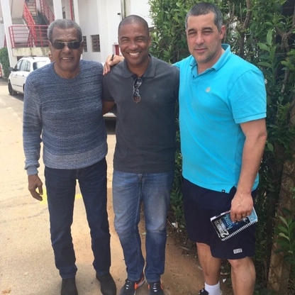 Luís Pereira e amigos, em 2016. Foto: reprodução