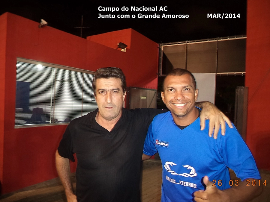 No campo do Nacional AC, Carlos Alberto Spina e Amoroso