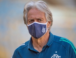 Jorge Jesus, ex-técnico do Flamengo. Foto: Alexandre Vidal/Flamengo