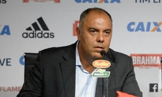 Marcos Braz, vice-presidente de futebol do Flamengo. Foto: Alexandre Vidal/Flamengo