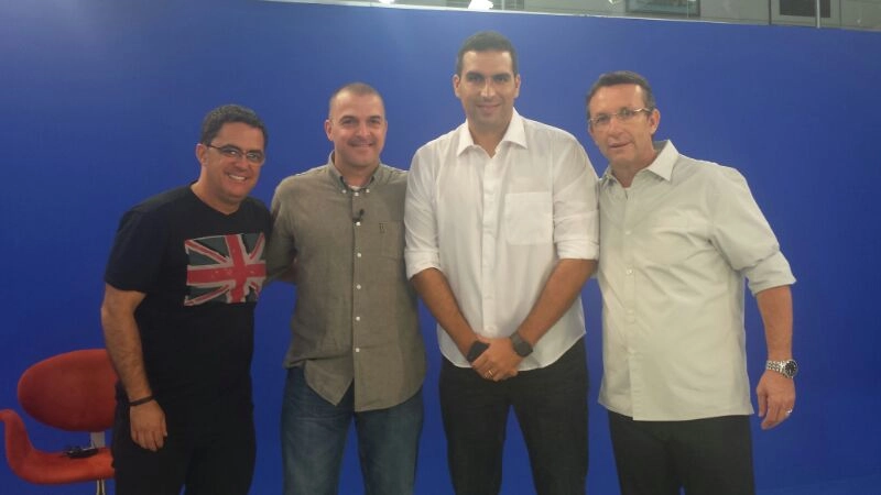 Fernando Fernandes, Zé Elias, Ciccone e Neto no Donos da Bola. Foto: Renato Nalesso