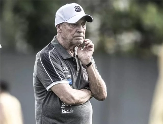 Jesualdo Ferreira, técnico do Santos: Foto: Ivan Storti/Santos FC