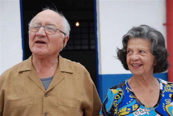 O casal Flávio Araújo e Yvette Pinheiro em 2010, em Presidente Prudente. Foto: Marcos Sanches