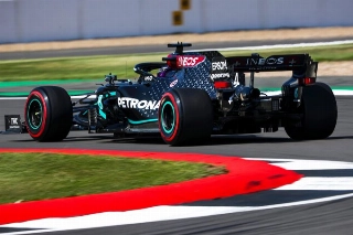 Inglês impôs grande vantagem para os adversários em Silverstone. Foto: Mercedes-AMG F1