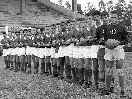 Da esquerda para a direita, nos anos 60, em time de juniores do Palmeiras: dois jogadores não identificados, Caravetti, três jogadores não identificados, Bentivegna, Cardoso, jogador não identificado, Fescina, jogador não identificado, Carlos, Lourenço, Reinaldo Lapão, dois jogadores não identificados, Menotti, jogador não identificado, Santo e mais três jogadores não identificados.