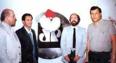 Orlando Duarte, José Silvério, Wanderley Nogueira e Milton Neves
