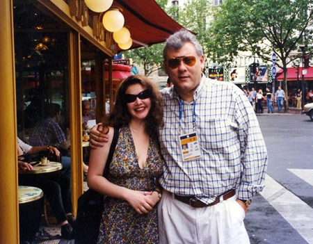 Vejam a filha mais nova de José Silvério em 1998 em Paris, durante a Copa do Mundo da França