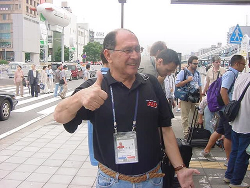 As narrações do sempre simpático José Silvério fizeram sucesso na Terra do Sol Nascente.
