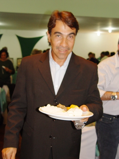 O grande goleiro do Palmeiras continua em forma, mas caprichou no prato...