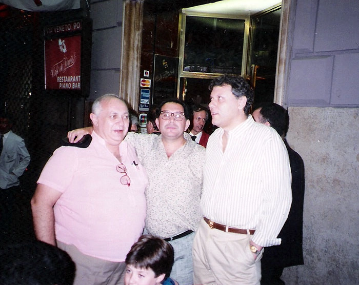José Lázaro (empresário do ramo de eventos esportivos), José Silvério e Milton Neves 