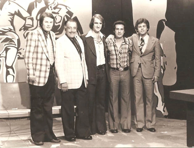 Em 1975 e em quase toda a década de 70, o xadrez era moda. Da esquerda para a direita: João Zanforlin, Otto Glória, Tomazzini (o 