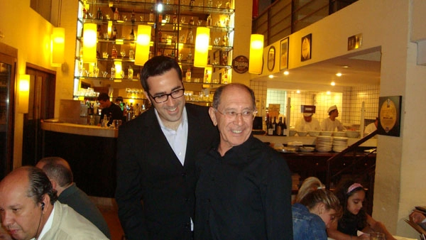 Sérgio Patrick com José Silvério na noite de 14 de novembro de 2011. Foto: Marcos Júnior/Portal TT