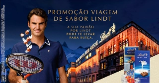 Lindt promove encontro com Roger Federer, na Suíça