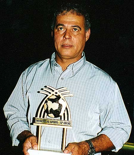 Joãozinho, no dia 8 de abril de 2002, no Troféu Melhores do Ano.