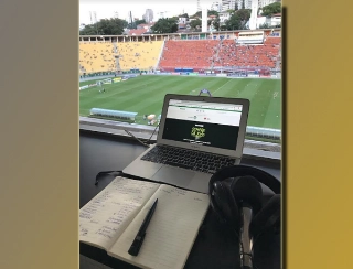 Presença de narradores e repórteres em partidas com “apagão” da TV podem ser a única alternativa ao torcedor apaixonado. Foto: Arquivo pessoal